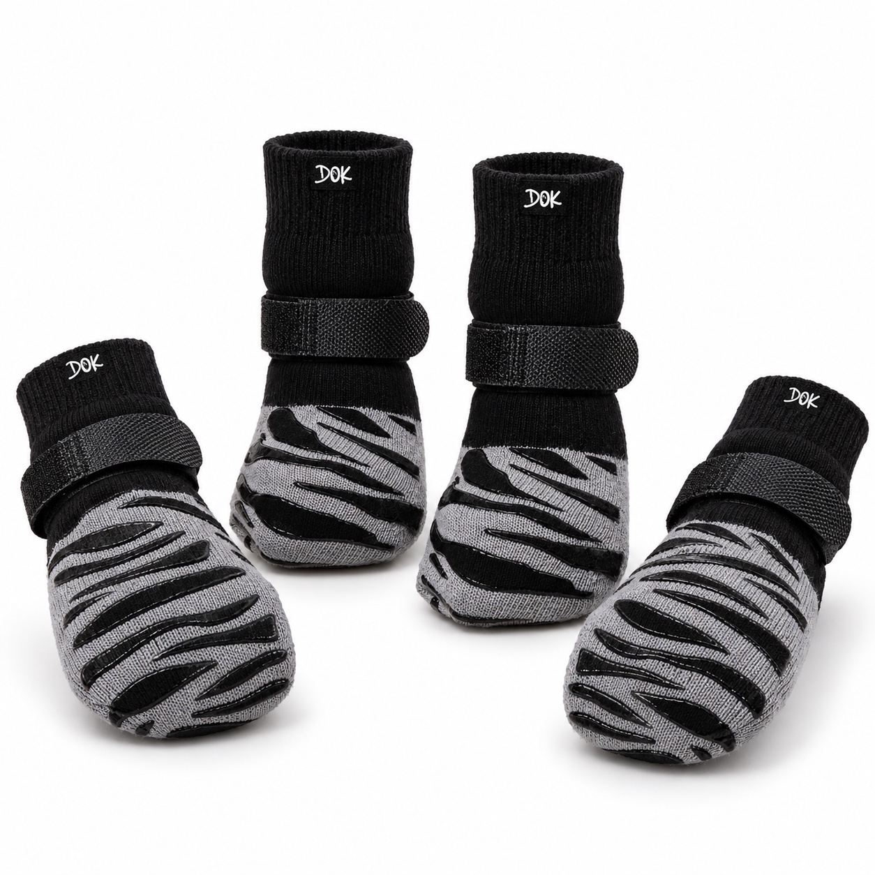 DOK TigerToes Non-Slip Dog Socks, view 2