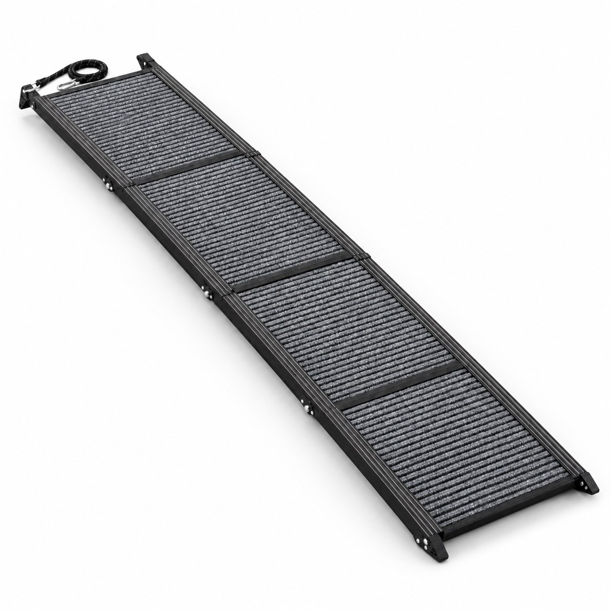 HerCcreta 63" Foldable Aluminum Dog Car Ramp, view 2