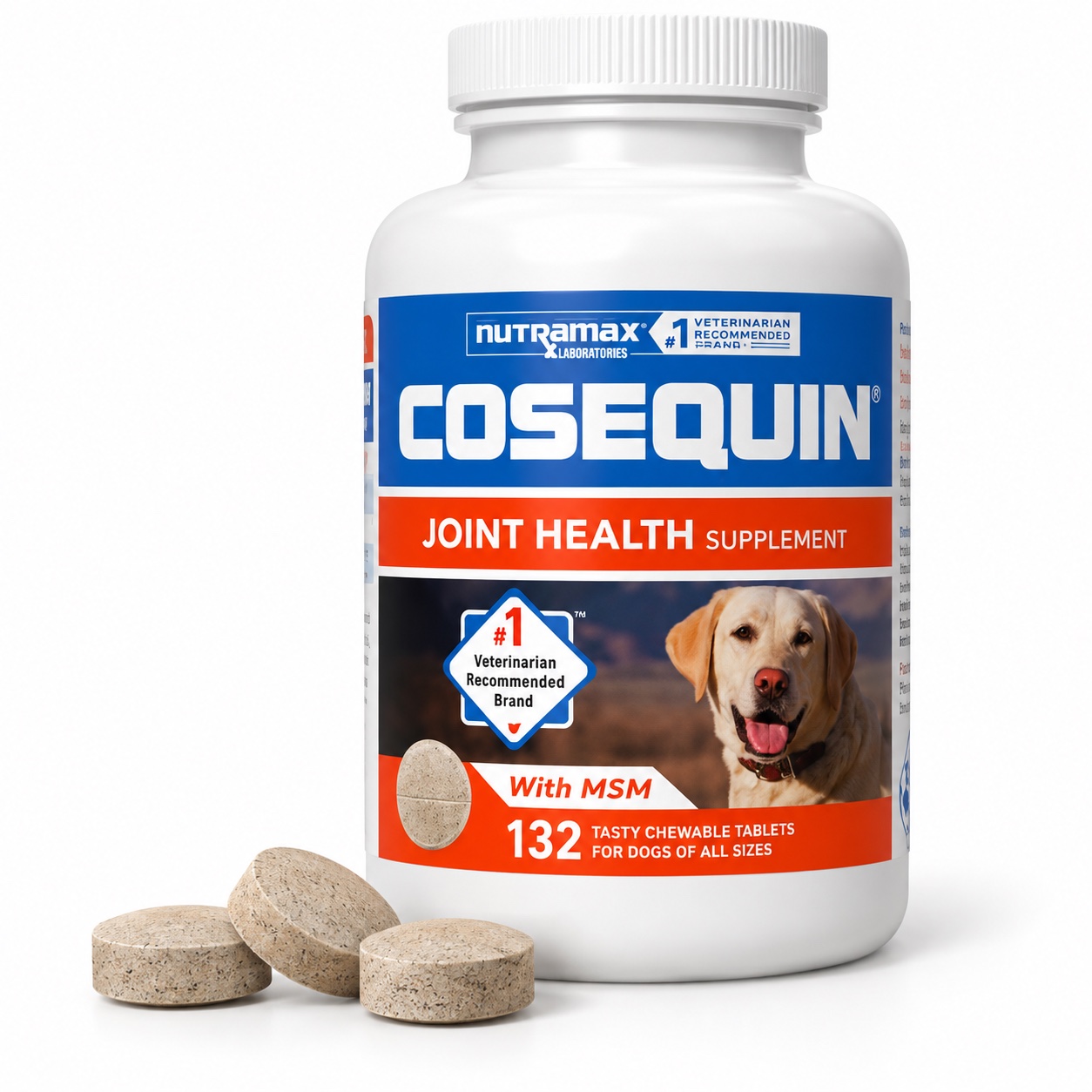 Nutramax Cosequin with MSM (Chewable Tablets), view 2