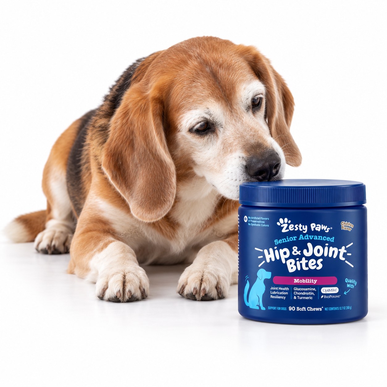 Zesty Paws Senior Advanced Hip & Joint Bites (Mobility), view 4